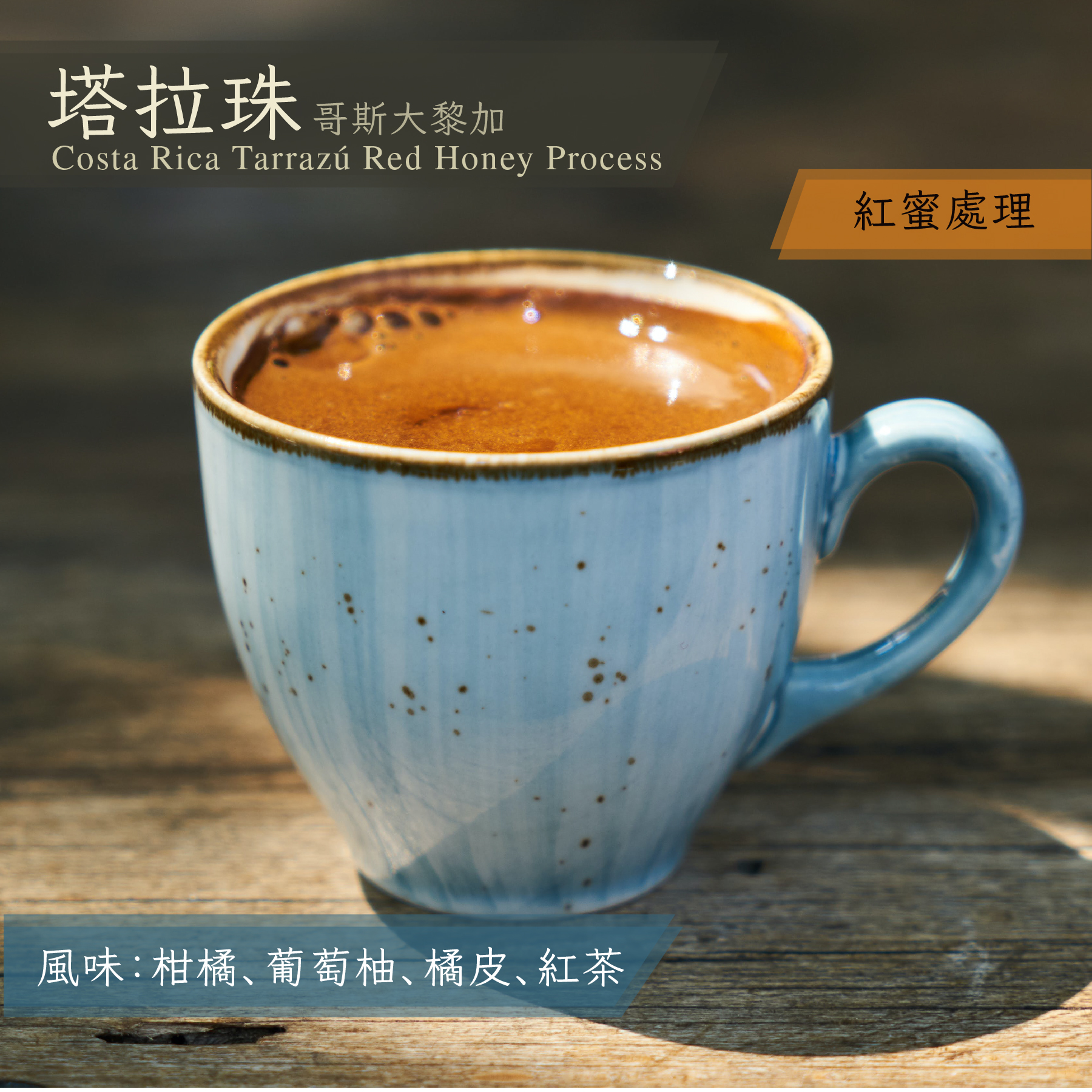 哥斯大黎加 塔拉珠 紅蜜處理_一磅
